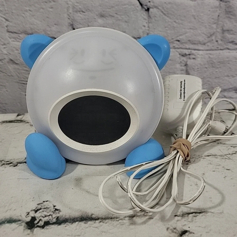 Little Tiddi Kids Alarm Clock Childrens Trainer Clock w Facial Expressions Flaw